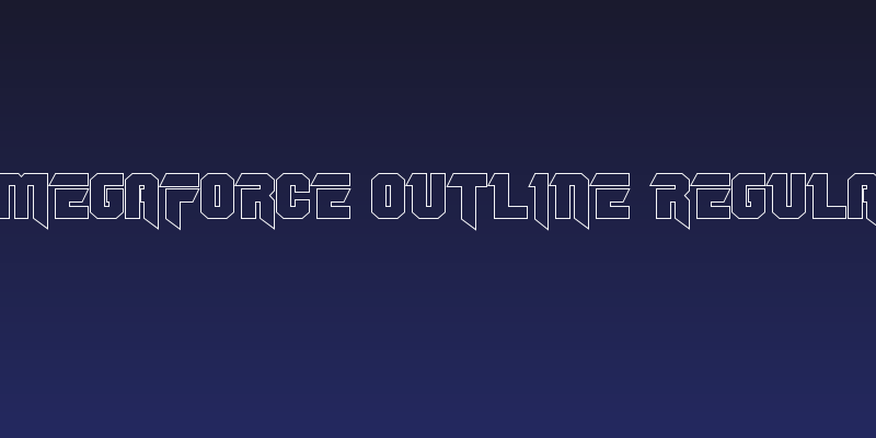 OmegaForce Outline Regular Social Header