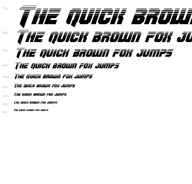 OmegaForce Twotone Italic Waterfall