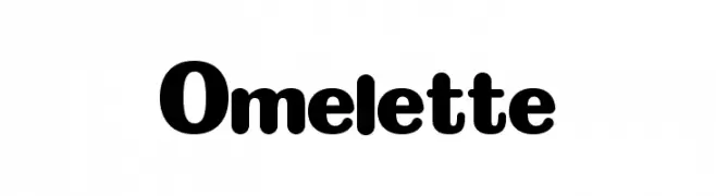 Omelette  font caratteri gratis