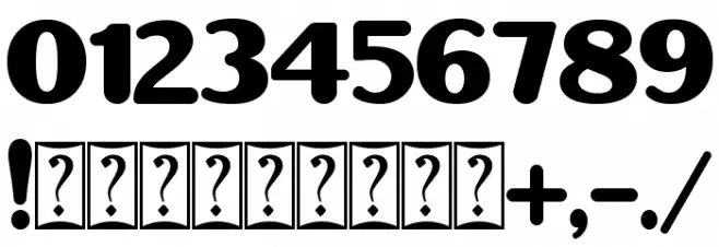 Omelette Font OTHER CHARS