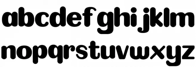 Omelette Font LOWERCASE