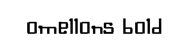 Omellons Bold Font