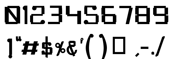 Omellons Bold Font OTHER CHARS