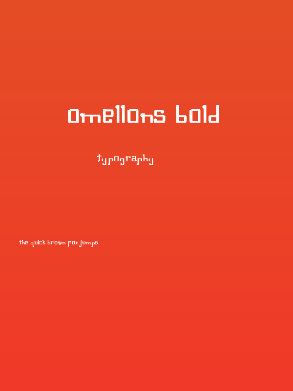 Omellons Bold Poster