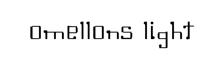Omellons Light  免费字体下载
