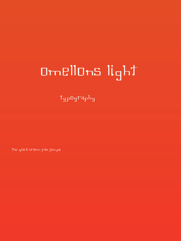 Omellons Light Poster