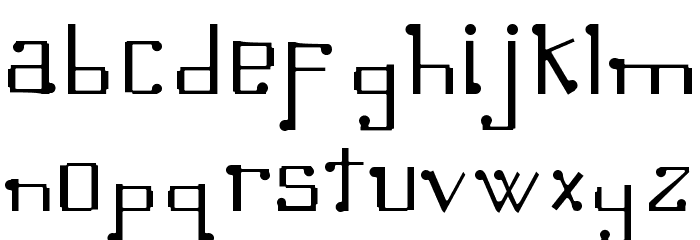 Omellons Light Font LOWERCASE