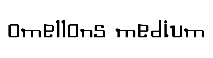 Omellons Medium  免费字体下载