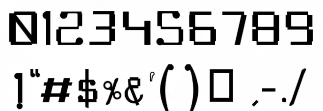 Omellons Medium Font OTHER CHARS