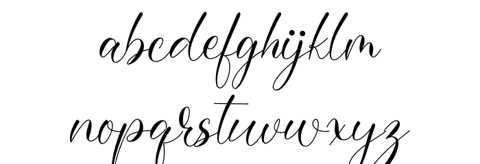 Omerlian Font LOWERCASE