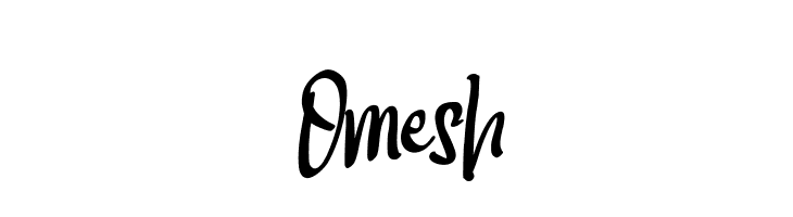 Omesh  font caratteri gratis