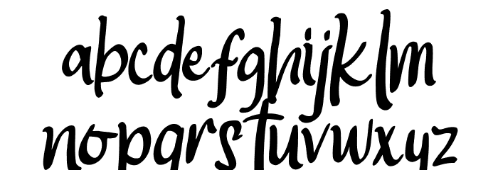 Omesh Font LOWERCASE