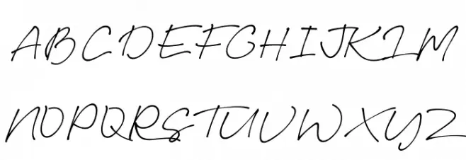 Omesse Schriftart Groß