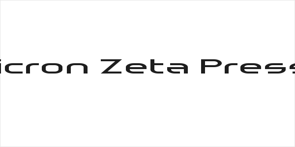 Omicron Zeta Pressed Logo