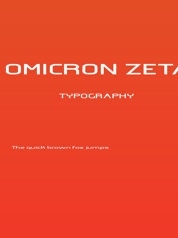 Omicron Zeta Pressed Poster