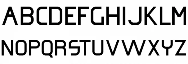 Omicron Zeta Font UPPERCASE