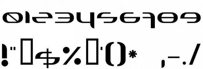 Omicron Font OTHER CHARS