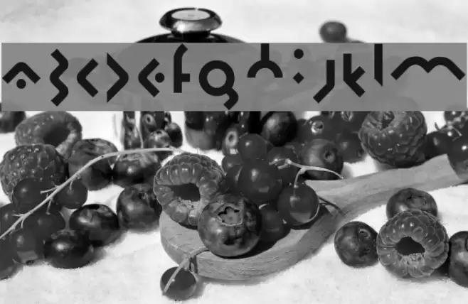 Omikron Font examples