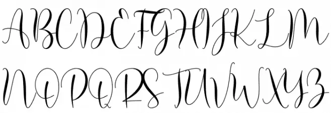 Omiley Schriftart Groß
