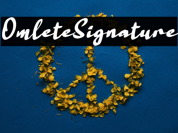 Omlete Signature Example 1