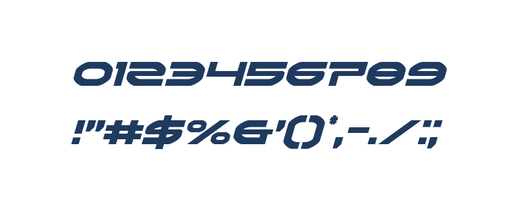 Omni Boy Condensed Italic Other Characters