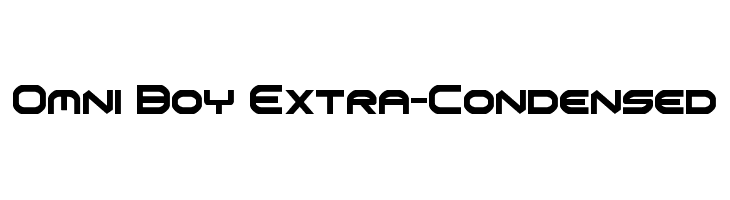 Omni Boy Extra-Condensed  baixar fontes gratis
