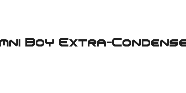 Omni Boy Extra-Condensed Logo
