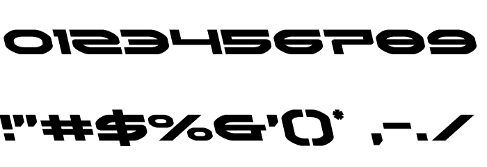 Omni Boy Leftalic Font OTHER CHARS
