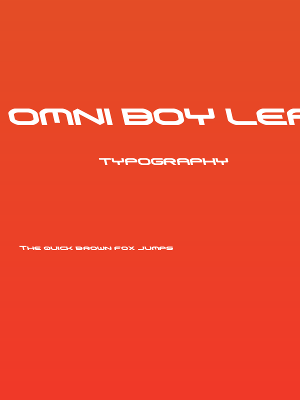 Omni Boy Leftalic Poster