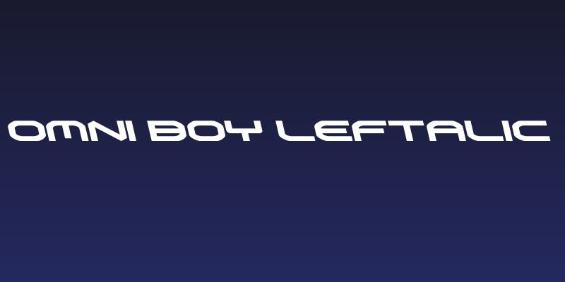Omni Boy Leftalic Social Header