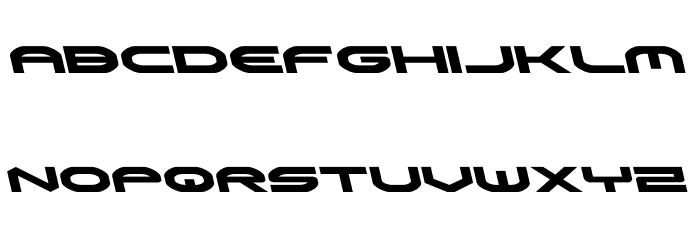 Omni Boy Leftalic Font LOWERCASE
