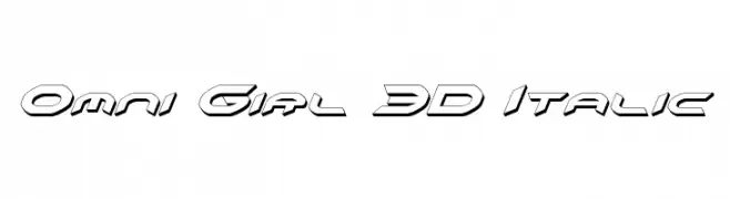 Omni Girl 3D Italic 