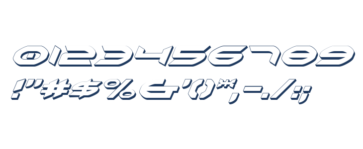 Omni Girl 3D Italic Other Characters