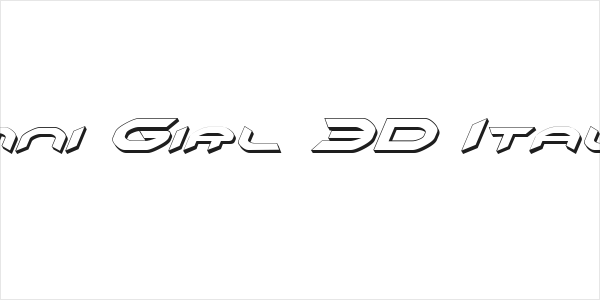 Omni Girl 3D Italic Logo