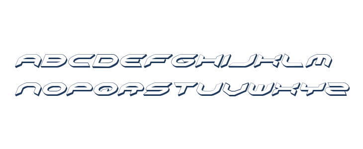 Omni Girl 3D Italic Lowercase