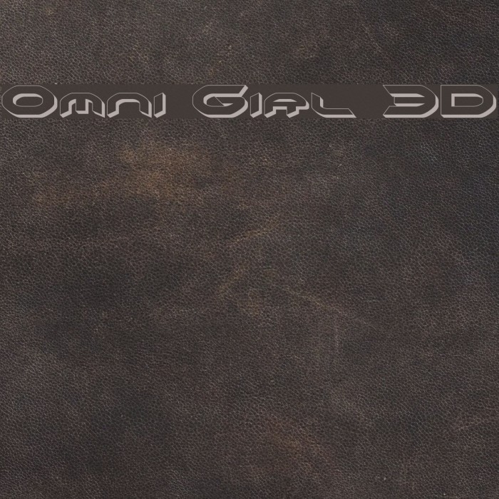 Omni Girl 3D Font examples