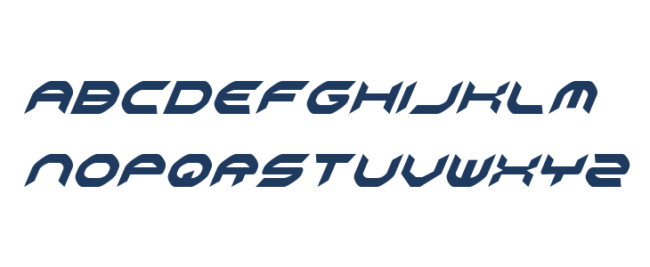 Omni Girl Condensed Italic Lowercase