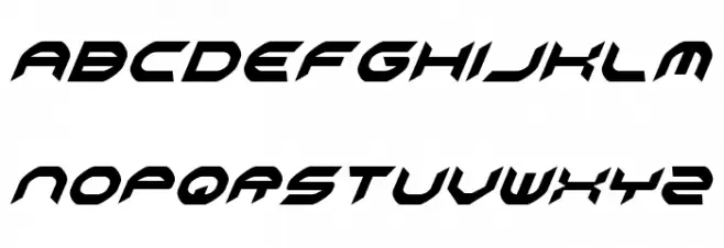 Omni Girl Condensed Italic Fuentes MINÚSCULAS