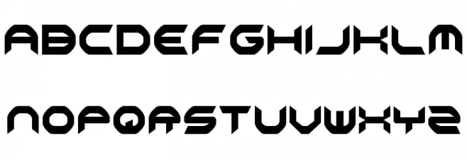 Omni Girl Condensed Schriftart Groß