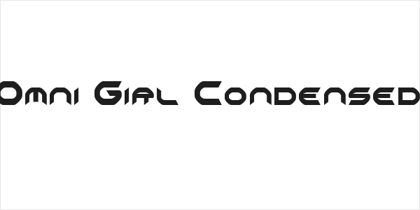 Omni Girl Condensed Logo