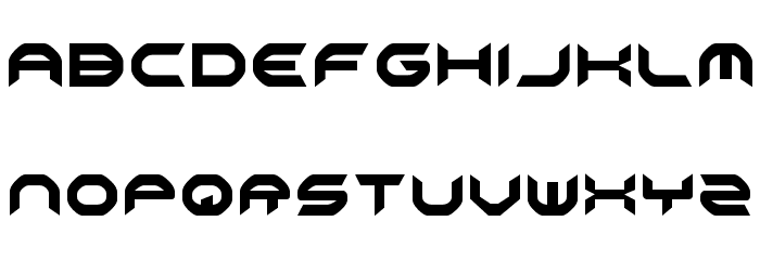Omni Girl Condensed Font LOWERCASE