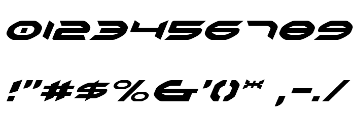 Omni Girl Italic Font OTHER CHARS