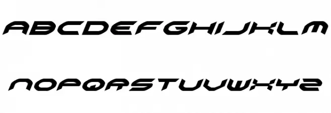 Omni Girl Italic Schriftart Groß