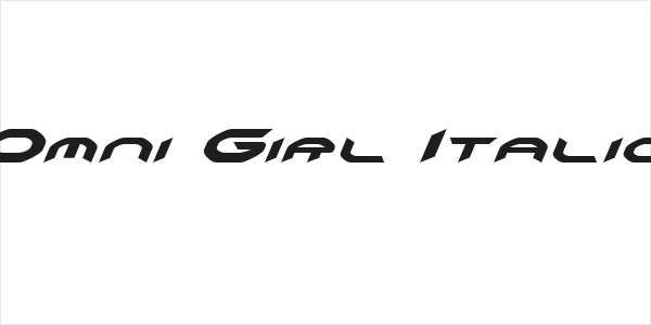 Omni Girl Italic Logo