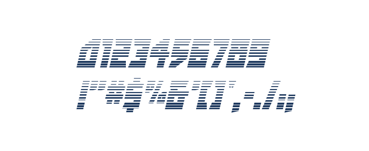 Omni-cobra Gradient Italic Other Characters
