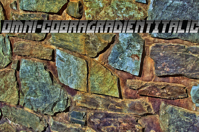 Omni-cobra Gradient Italic Example 3