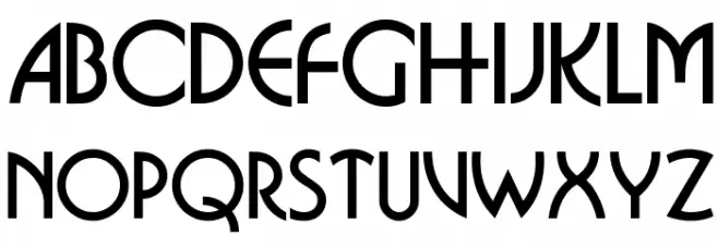 Omnibus Font UPPERCASE