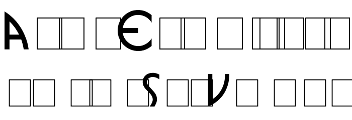 Omnibus Font LOWERCASE