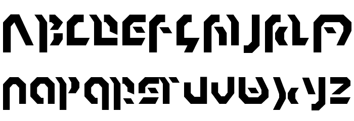 Omnicron Font LOWERCASE