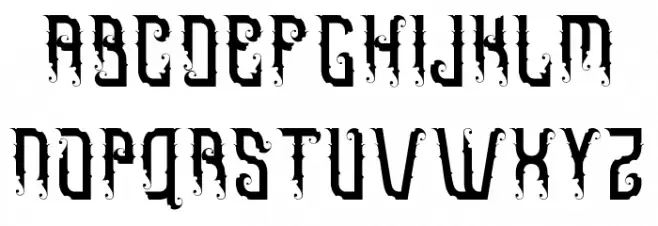 Omnivorous Free Bold Шрифта ВЕРХНИЙ